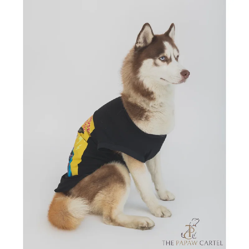 - Chinchilla cooling ice nest ceramic plateThe Papaw Cartel I Am My Own Muse Poster Tshirt for Dogs (Black)