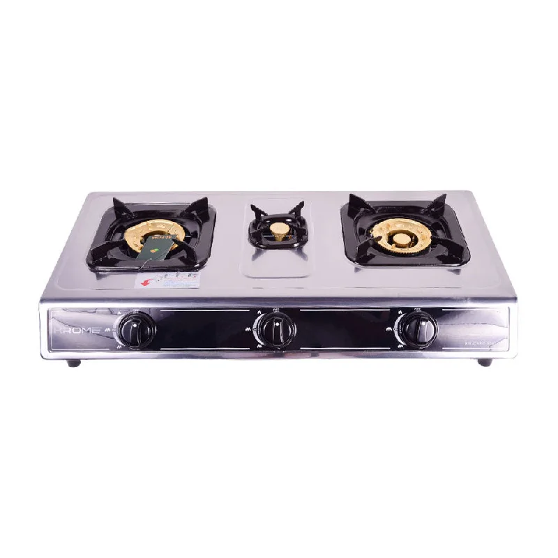 ---KROME BURNER GAS STOVE KR-GSFC3041