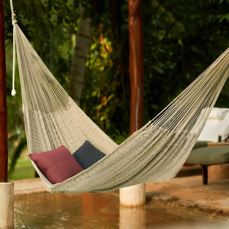 - Pet stroller can be taken on the planeUxmal Grey Handmade Cotton Hammock in Grey (Triple) - Pet stroller can be taken on the planeUxmal Grey Handmade Cotton Hammock in Grey (Triple)