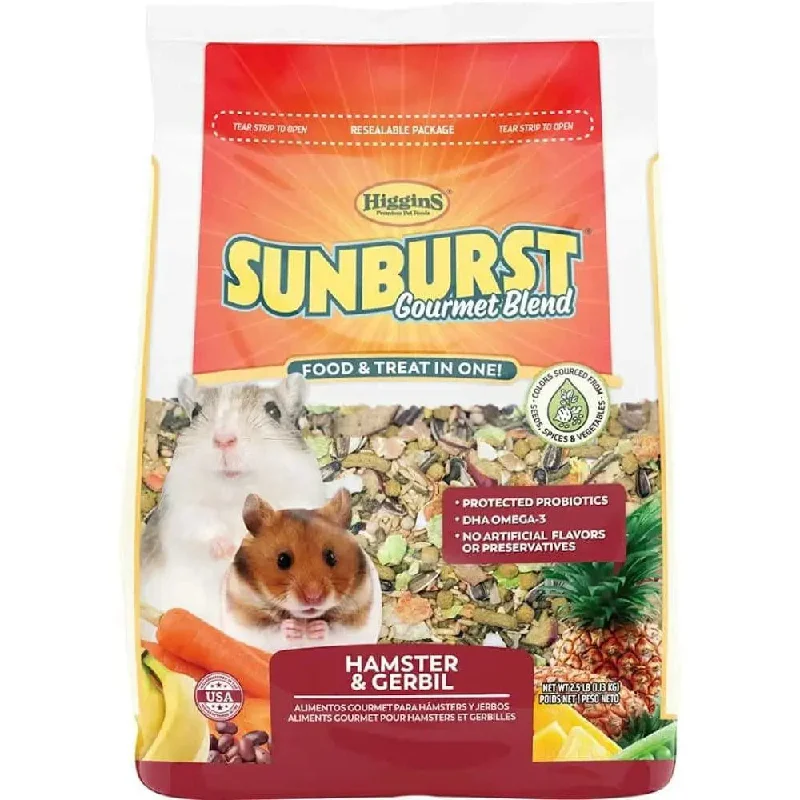 - Cat anti-jump window safety netHiggins Sunburst Gourmet Hamster & Gerbil Food. 2.5 Lbs - Cat anti-jump window safety netHiggins Sunburst Gourmet Hamster & Gerbil Food. 2.5 Lbs