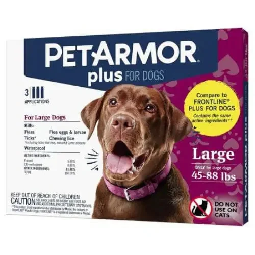 Pet ProductsPetArmor Plus Flea and Tick Treatment for Large Dogs (45-88 Pounds)