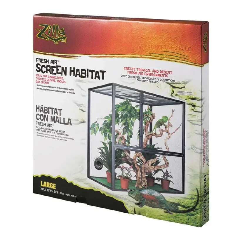 - Teething and chewing toys for puppiesZilla Fresh Air Screen Habitat