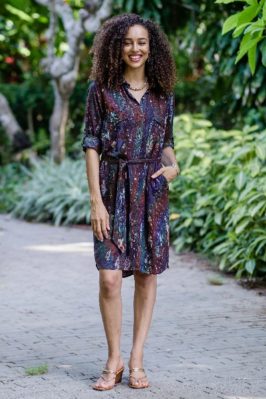 - Elderly dog joint care mattressChic Style Batik Rayon Collared Shirtdress from Bali - Elderly dog joint care mattressChic Style Batik Rayon Collared Shirtdress from Bali
