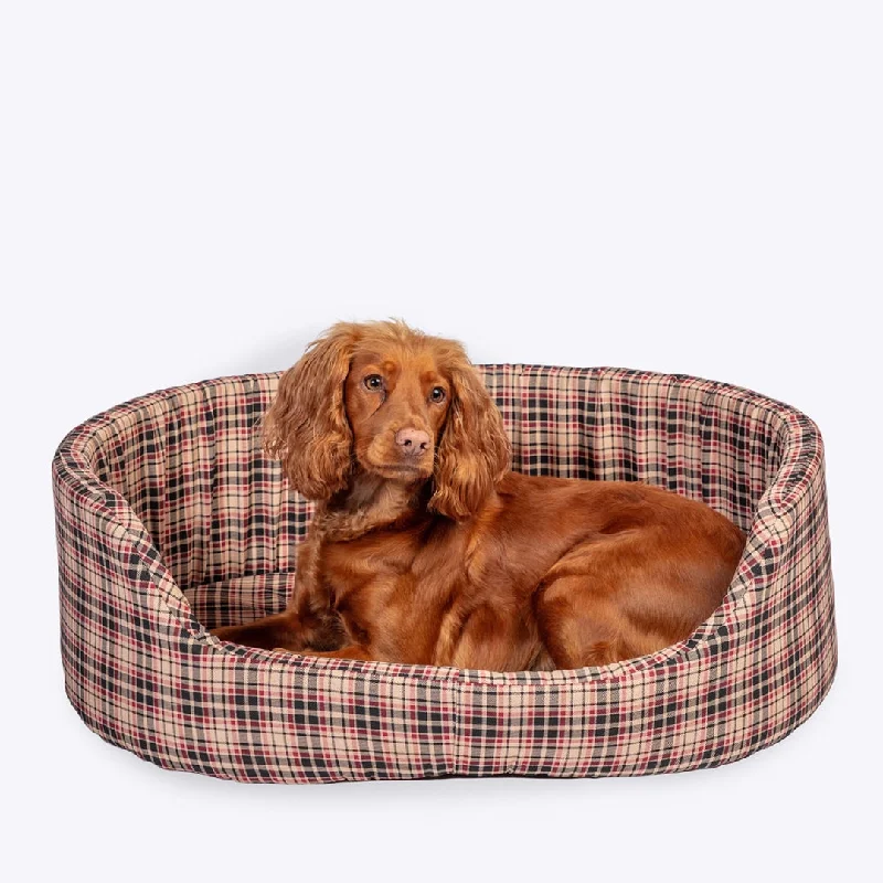- Pregnant cat delivery room warming boxClassic Check Slumber Dog Bed by Danish Design