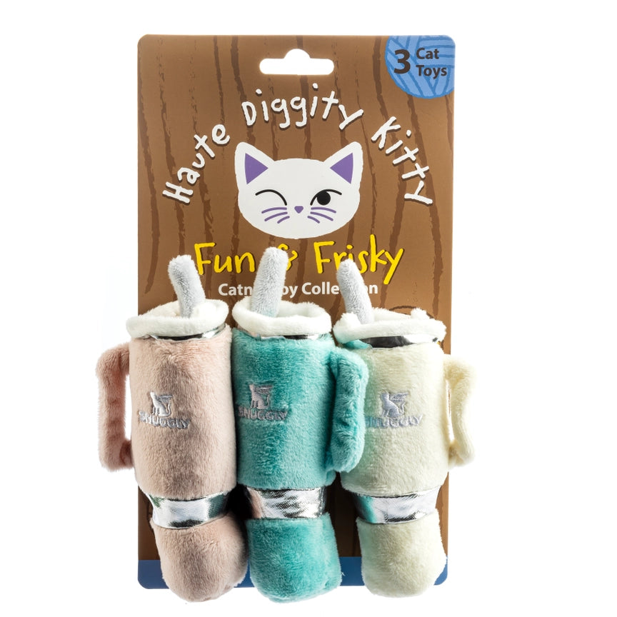 - Deodorizing cat litter tofu litterHaute Diggity Kitty Snuggly Cup 3-Pack Organic Catnip (Teal, Ivory, Blush) - Deodorizing cat litter tofu litterHaute Diggity Kitty Snuggly Cup 3-Pack Organic Catnip (Teal, Ivory, Blush)