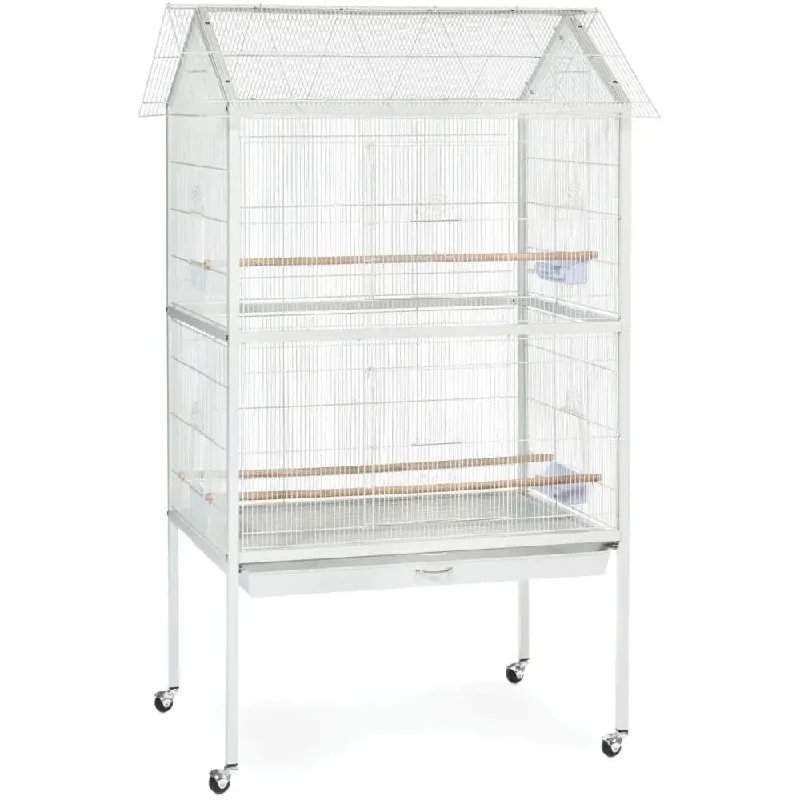 -Splash-proof food bowl AND Anti-choking slow food bowlPrevue Pet Products Aviary Bird Cage -Splash-proof food bowl AND Anti-choking slow food bowlPrevue Pet Products Aviary Bird Cage