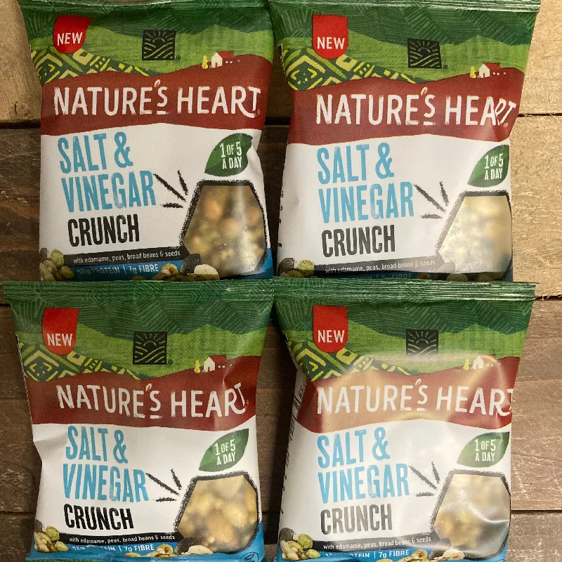 - Chinchilla cooling ice nest ceramic plate6x Nature's Heart Sea Salt & Vinegar Crunch Bags (6x50g)
