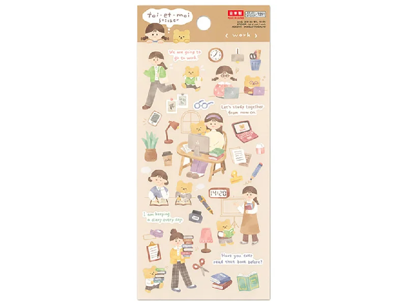 - Pet tear stain cleaning wipesSTICKER - toi et moi / work