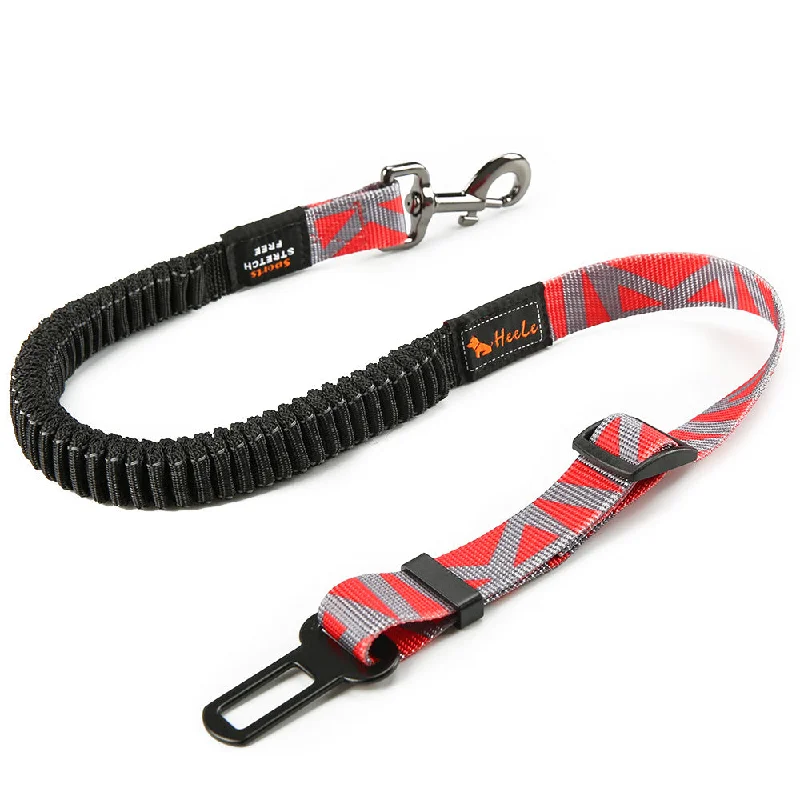 ---Pet Dog Car Seat Belt Elastic Stretch