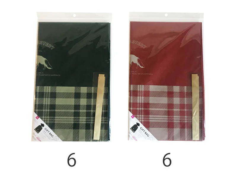 ---Non woven drawstring bag -Animal logo 1.73ft x 2.82ft with ribbon-