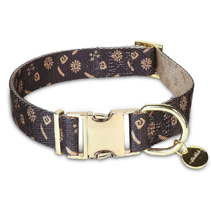 -Explosion-proof leash FOR LARGE dogsGlucklich Polyester Printed Adjustable Collar for Dogs (Berlin) -Explosion-proof leash FOR LARGE dogsGlucklich Polyester Printed Adjustable Collar for Dogs (Berlin)