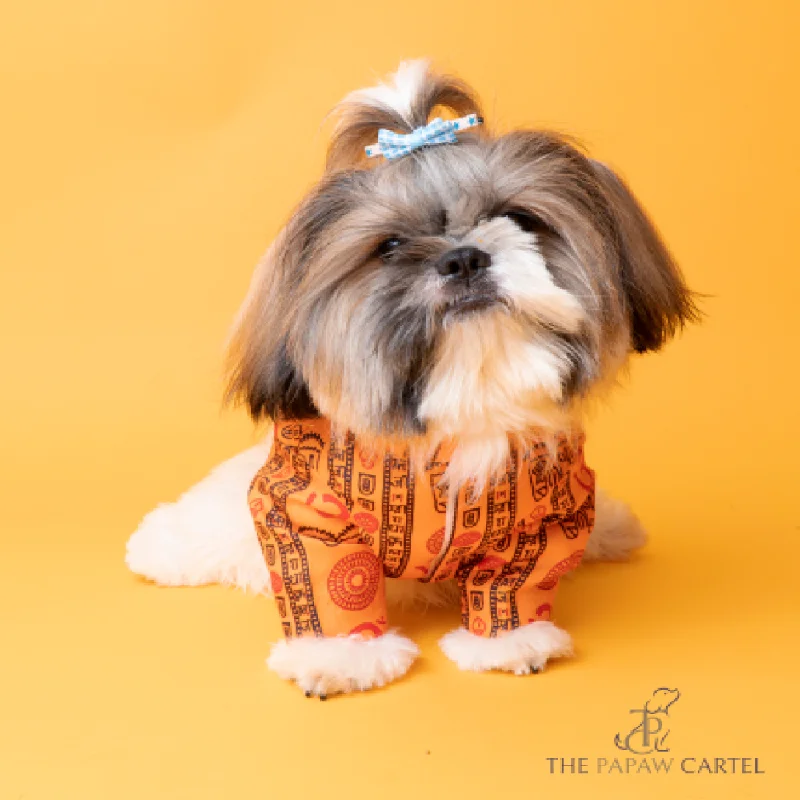 - Cat hair ball removal and hair removal creamThe Papaw Cartel Om Cotton Kurta For Dogs (Orange) - Cat hair ball removal and hair removal creamThe Papaw Cartel Om Cotton Kurta For Dogs (Orange)
