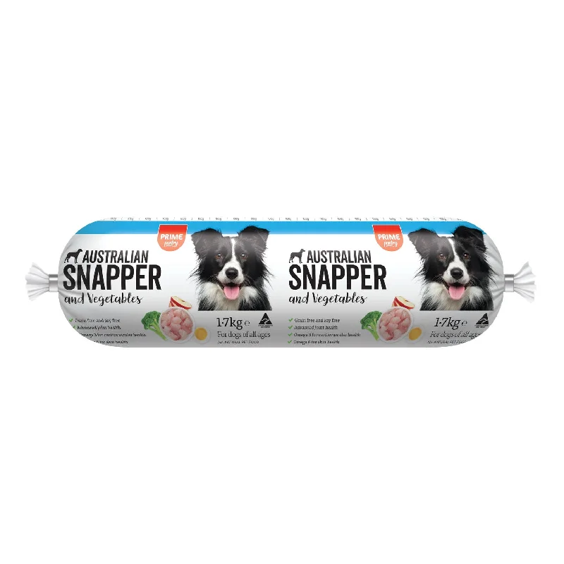 - Dog food discountsPrime Pantry Australian Snapper & Vegetables Dog Roll 1.7kg