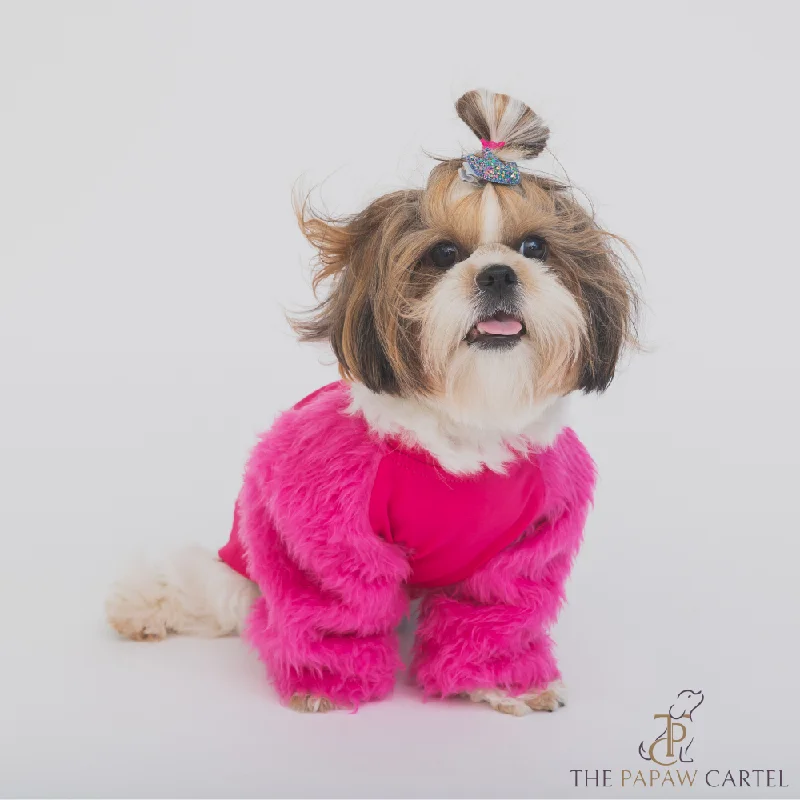 - Elderly dog ​​joint care mattressThe Papaw Cartel Wrap In Fur Tshirt for Dogs (Hot Pink)