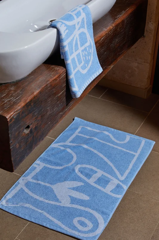 - Dog heart rate monitoring collarSpeechless Blue Bath Mat