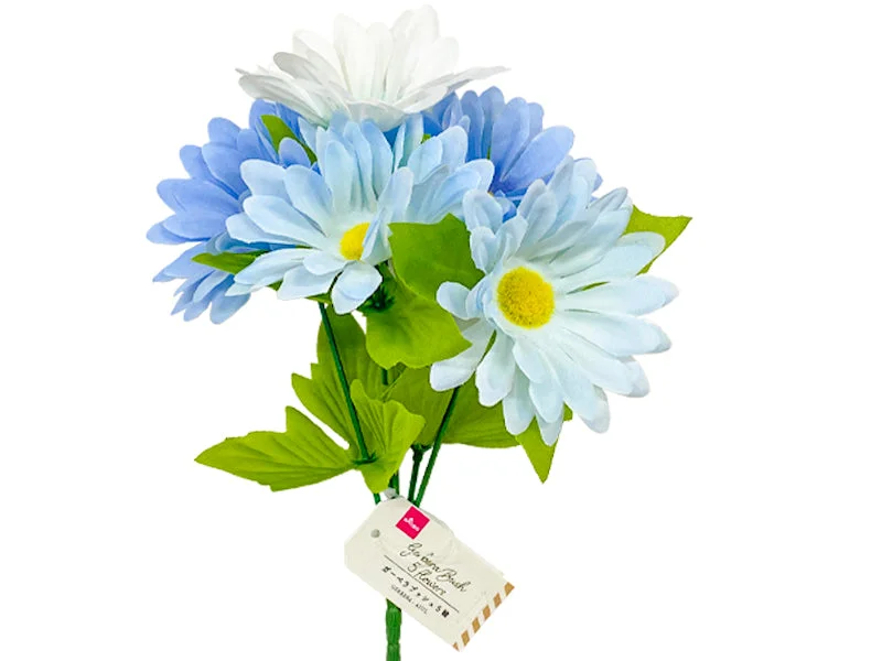  -Anti-scratch scratching board AND cat bed in oneGerbera Bush - 5 flowers - Blue -
