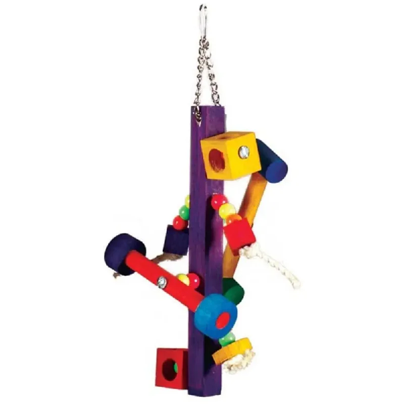 - Remote interactive pet feederPrevue Pet Products Bodacious Bites Spinner Bird Toy Multi-Color 5 In X 14 in