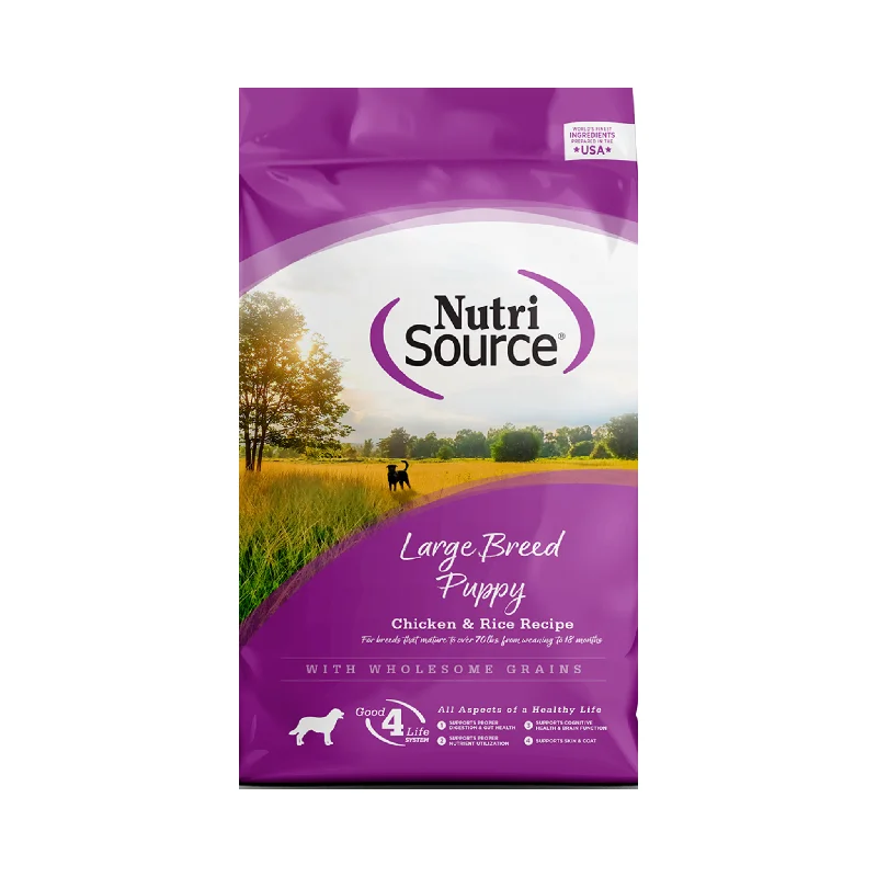 - Special food for puppiesNutrisource Large Breed Puppy Dry Dog Food