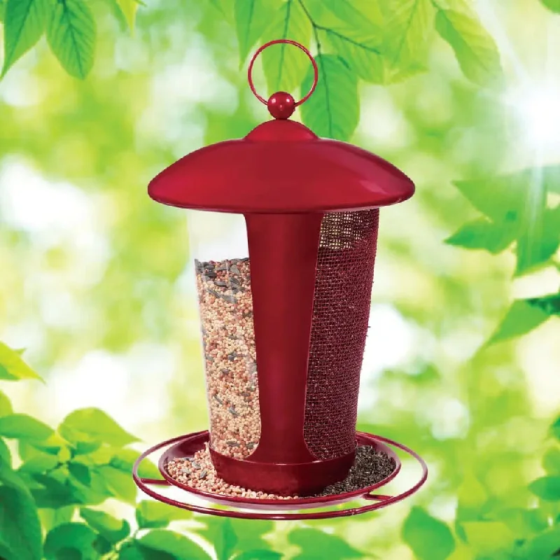  -Anti-scratch scratching board AND cat bed in oneCrimson Dual Seed Feeder