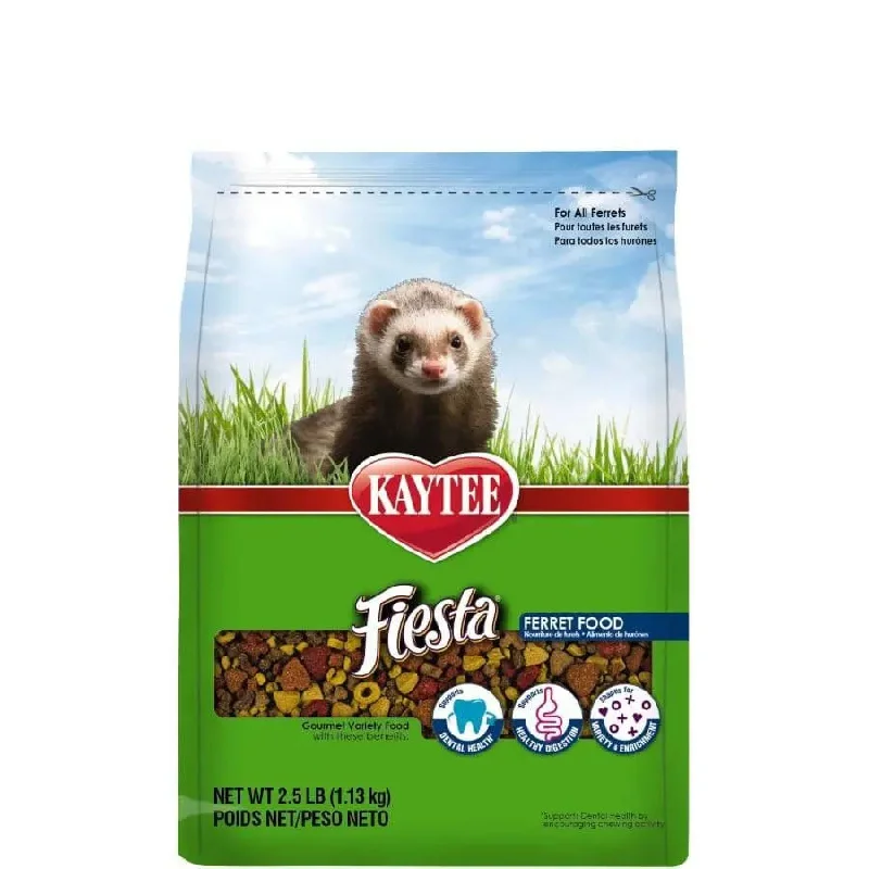 ---Kaytee Fiesta Ferret Food 2.5 lb