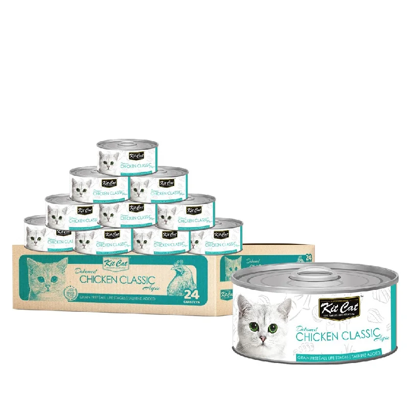    - Recommended online stores for cat food  [CTN OF 24] Kit Cat Deboned Toppers Cat Canned Food - Chicken Classic (80g)