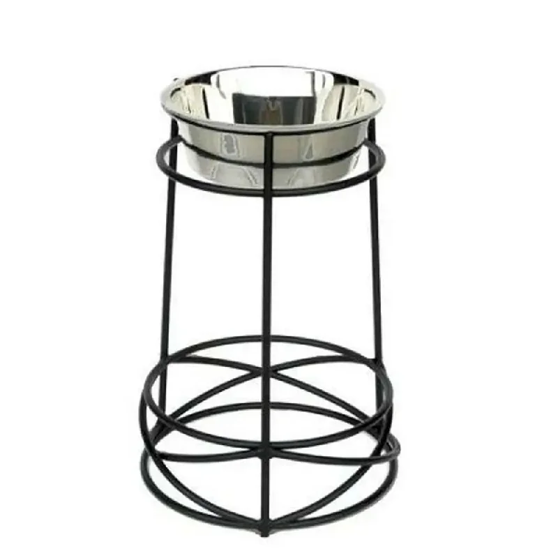 - Automatic induction pet water dispenserTall Mesh Elevated Dog Bowl