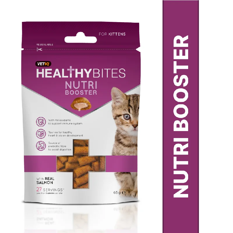 - Foldable and portable cat bagMark and Chappell Healthy Bites Nutri Booster Kitten Treats