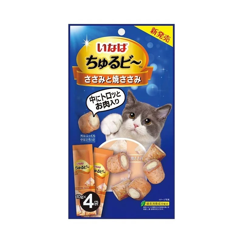    - Chicken flavor cat food  Ciao Churubee Sasami (Chicken)