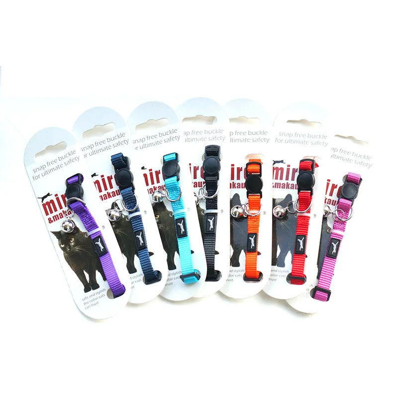 - Pet tear stain cleaning wipesMiro & Makauri Nylon Cat Collars with snap free buckle - Pet tear stain cleaning wipesMiro & Makauri Nylon Cat Collars with snap free buckle