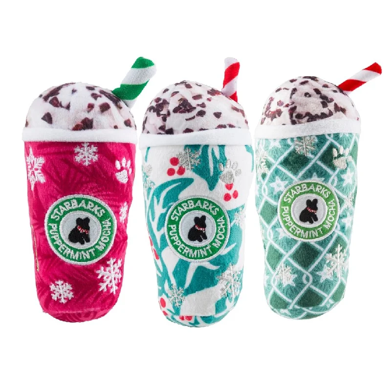 - How to choose pet toysA Latte Of Christmas Cheer Dog Toy Bundle