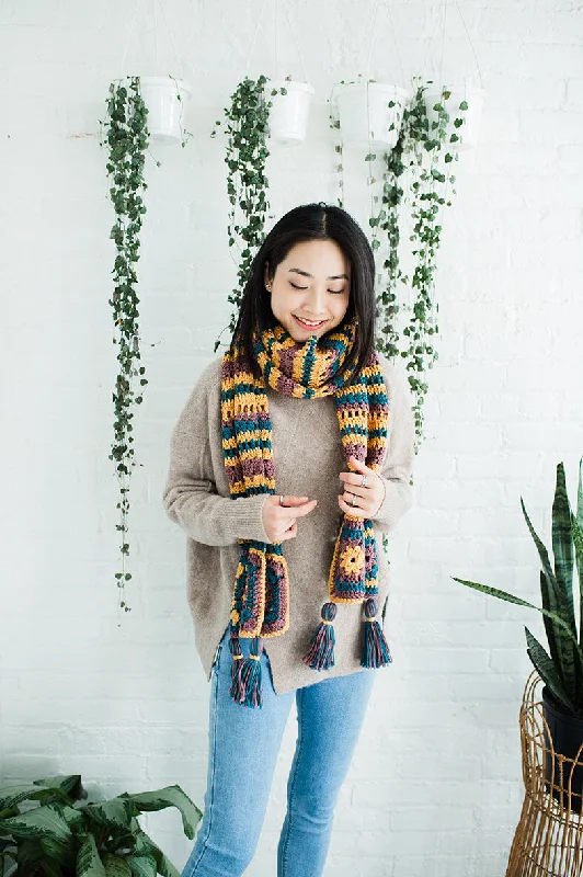 - Foldable and portable cat bagCatalina Granny Scarf (Crochet)