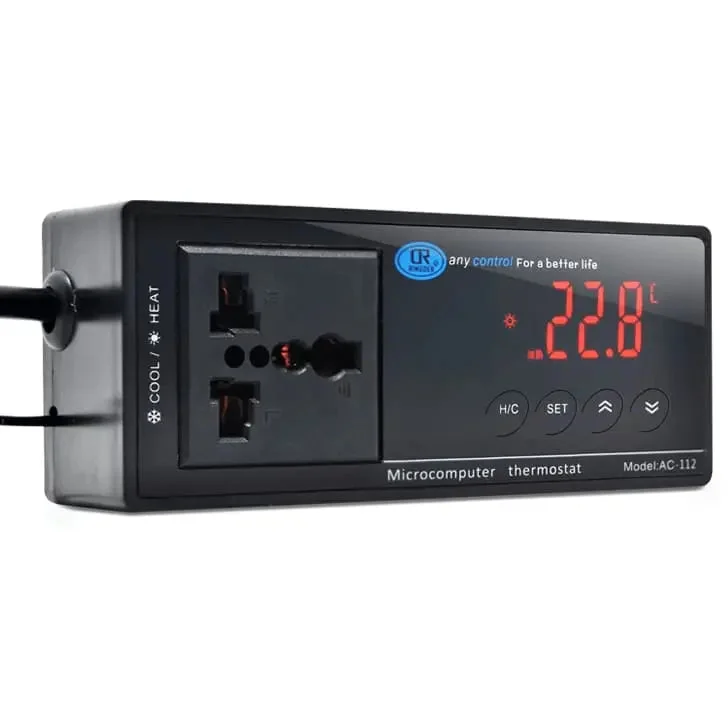 - Automatic induction pet water dispenserHigh accuracy AC-112 Digital LED Thermostat for Aquarium Reptile - Automatic induction pet water dispenserHigh accuracy AC-112 Digital LED Thermostat for Aquarium Reptile