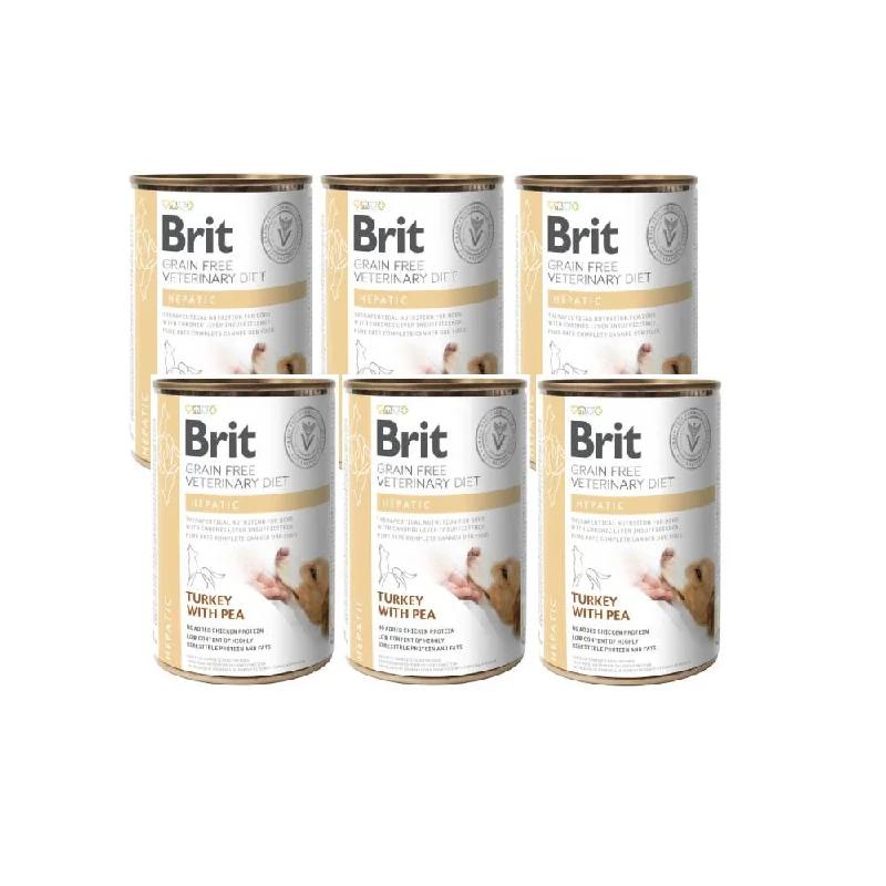---Brit Grain-Free VD Dog Can Hepatic 6x400 g