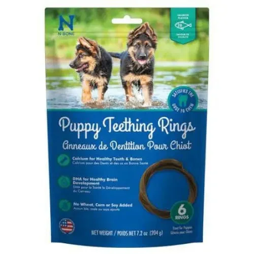 - Natural latex pet mattressN-Bone Puppy Teething Ring Salmon Flavor