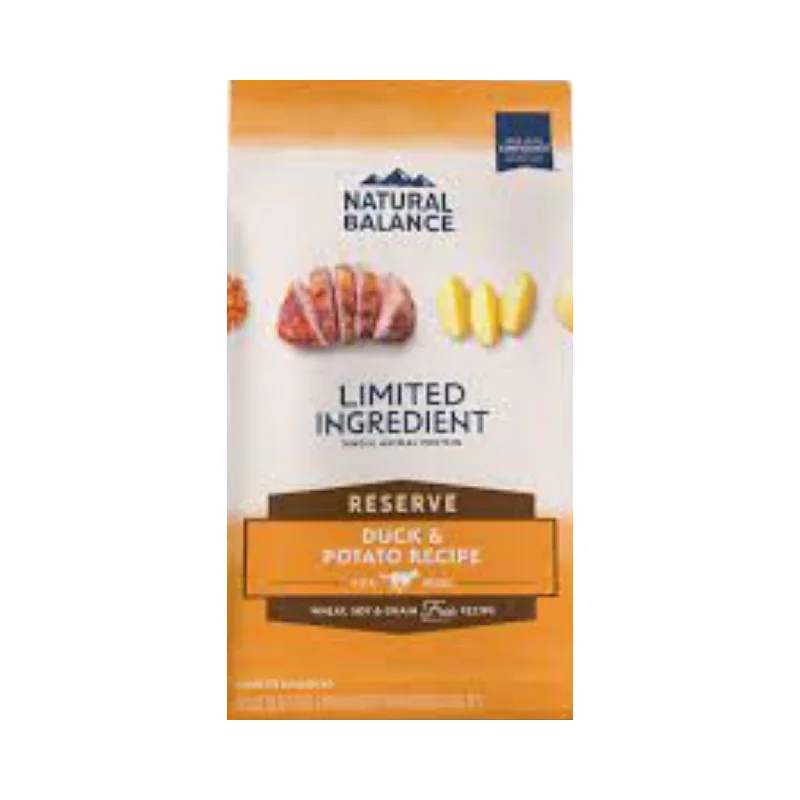  -High-fiber dog foodNatural Balance Potato and Duck Dog