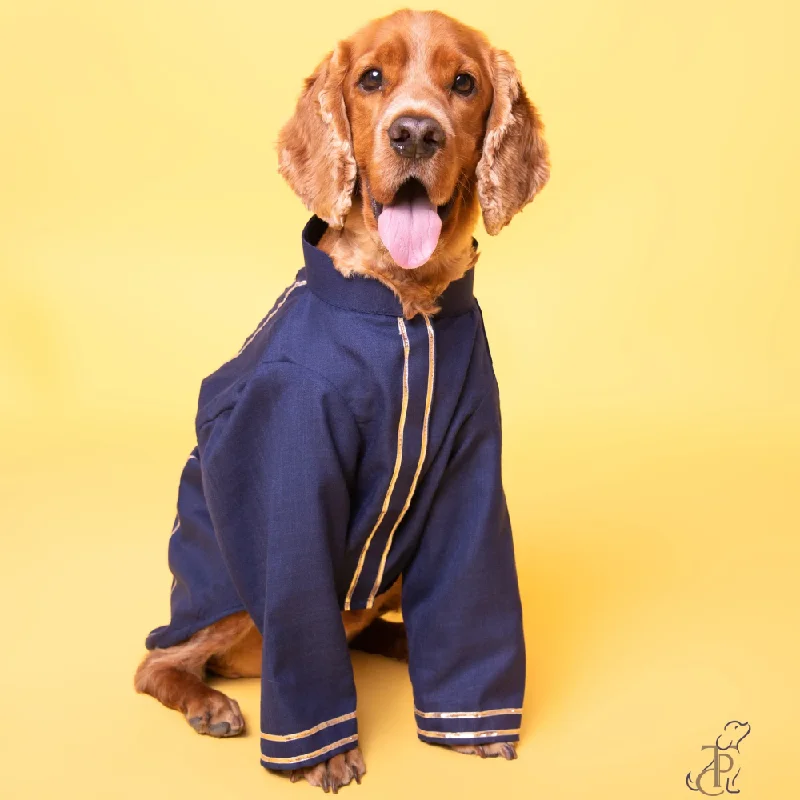 - Automatic temperature adjustment cat bedThe Papaw Cartel Classic Gotapati Kurta for Dogs (Navy Blue )