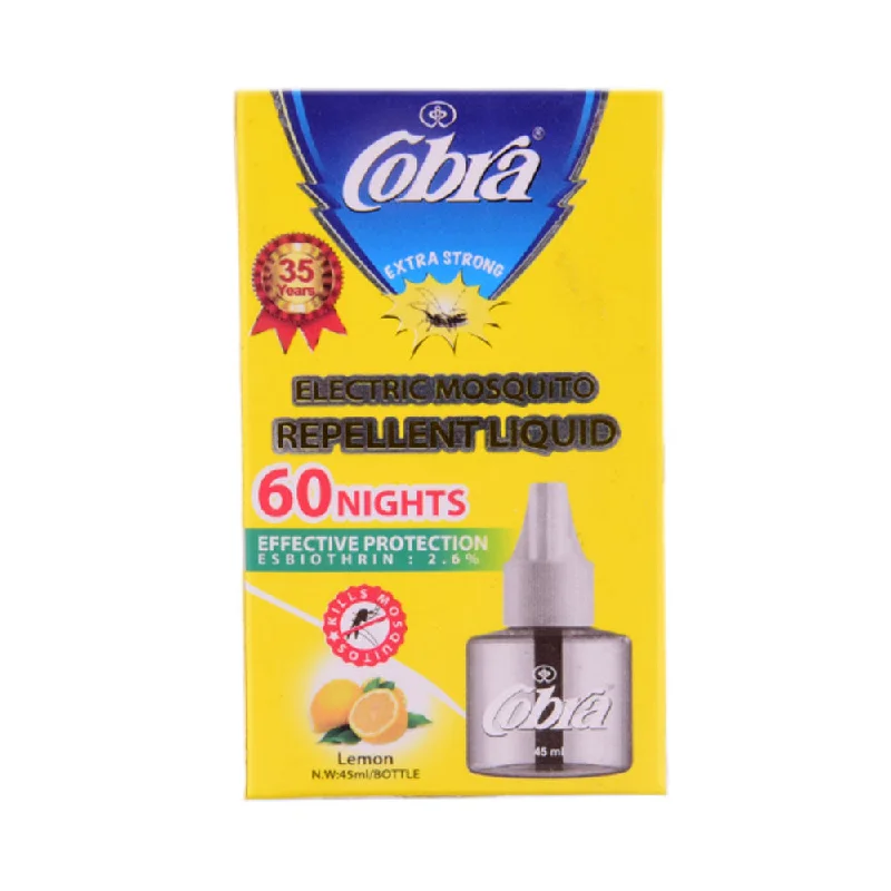 - Cat nail clippers with LED lightsCOBRA LIQUID REFILE LEMON 45 ML