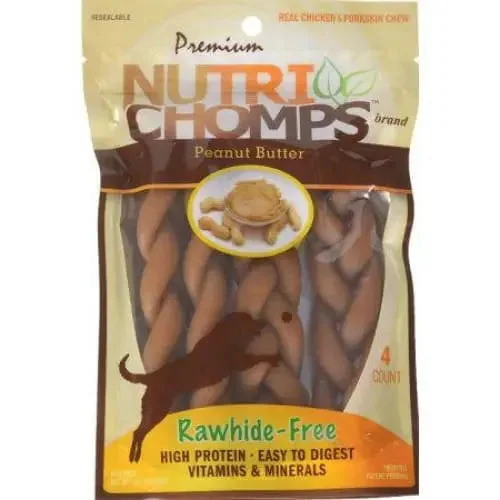  -Anti-scratch sofa protective coverPork Chomps Premium Nutri Chomps Peanut Butter Flavor Braids
