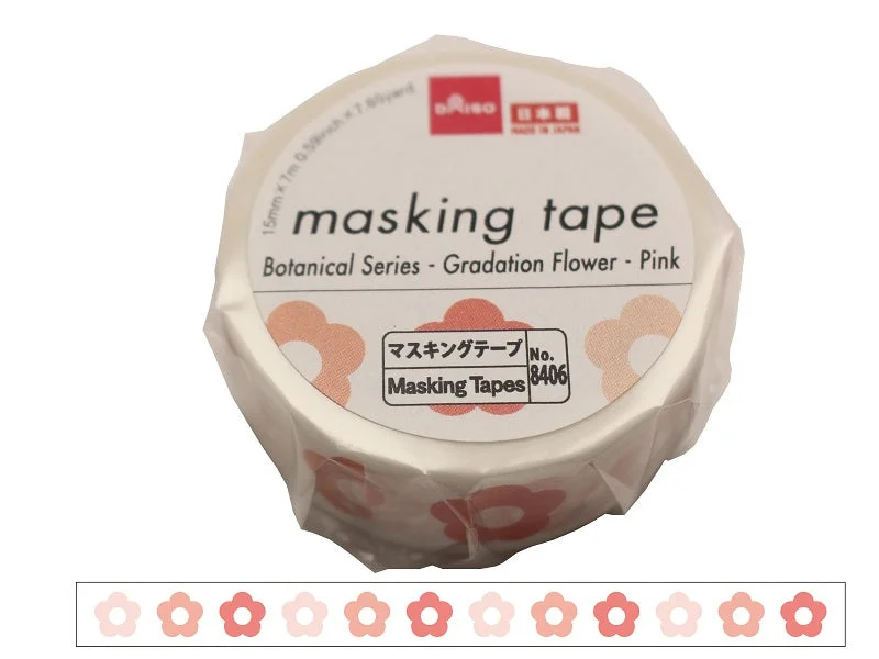 - Pet stroller can be taken on the planeMasking Tape -Botanical Series - Gradation Flower - Pink- - Pet stroller can be taken on the planeMasking Tape -Botanical Series - Gradation Flower - Pink-