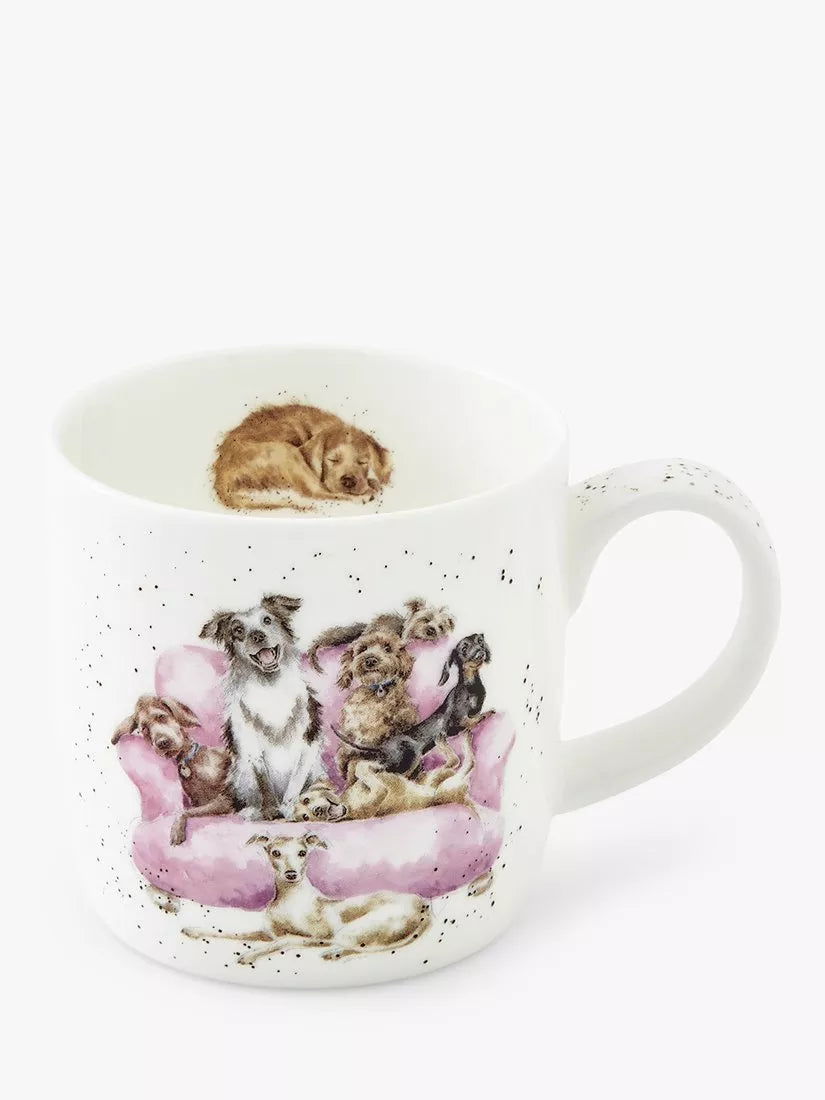 - Dog anti-slip matWrendale Designs Movie Night Dogs Bone China Mug, 330ml, Multi