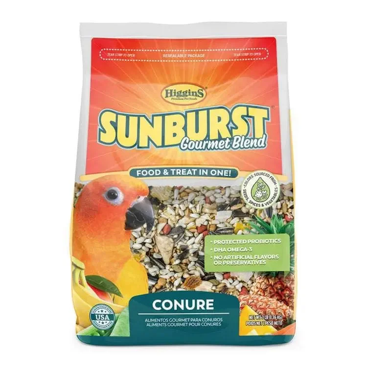 - Foldable and portable cat bagHiggins Sunburst Conure Food