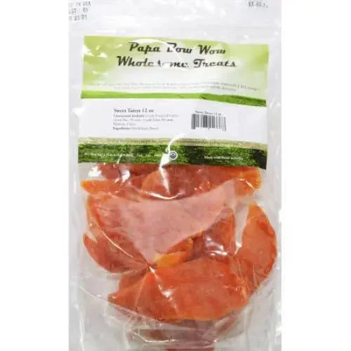 - Parrot climbing and standing wooden framePapa Bow Wow Fresh Dried Sweet Taters Tasty Dog Treats