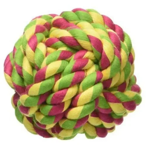 - Rabbit grass rack to prevent waste food boxMammoth Cottonblend Monkey Fist Ball Flossy Dog Toy 2.5" Mini