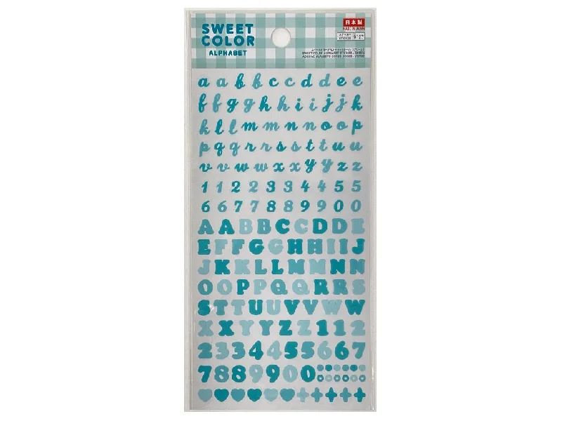 - Cat nail clippers with LED lightsSWEET COLOR ALPHABET STICKER - GREEN