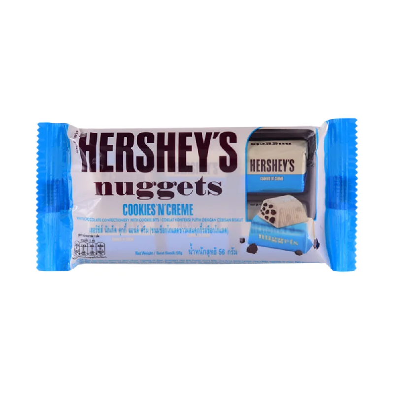- ​​Christmas pet Christmas clothingHERSHEYS NUGGETS COOKIES N CREAME BAR 56 GM