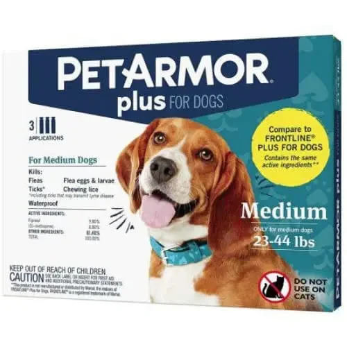 - Winter dog thick down jacketPetArmor Plus Flea and Tick Treatment for Medium Dogs (23-44 Pounds) - Winter dog thick down jacketPetArmor Plus Flea and Tick Treatment for Medium Dogs (23-44 Pounds)