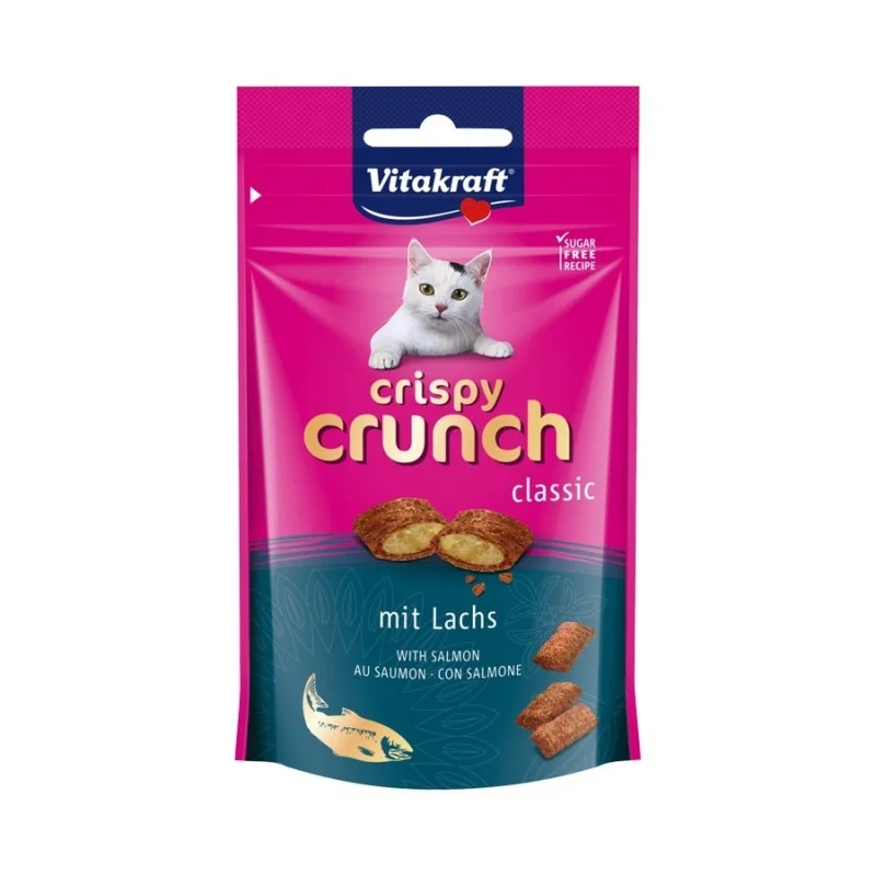    - Hypoallergenic cat food  Vitakraft Crispy Crunch Classic Salmon Cat Treat