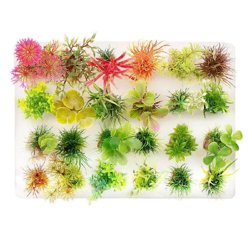 - Degradable pet feces bagAquatop Boxed Plastic Aquarium Plants Assorted Multi-Colored Assorted 24 pk