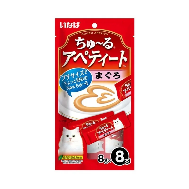    - Cat food for multi-cat households  Ciao Churu Apetito Tuna