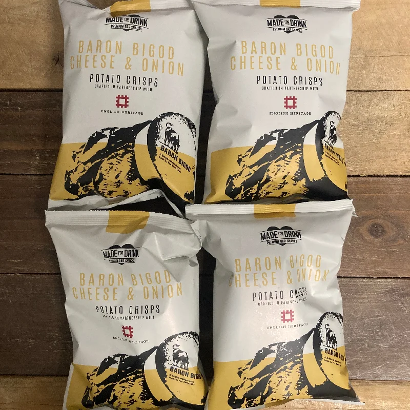 - Pet stroller can be taken on the plane6x Made For Drink Baron Bigod Cheese & Onion Crisps Bags (6x40g)